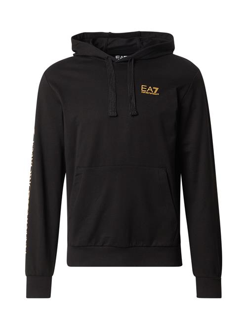 EA7 Emporio Armani Sweatshirt  mørkegul / sort