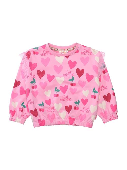 STACCATO Sweatshirt  grøn / pink / mørk pink / offwhite