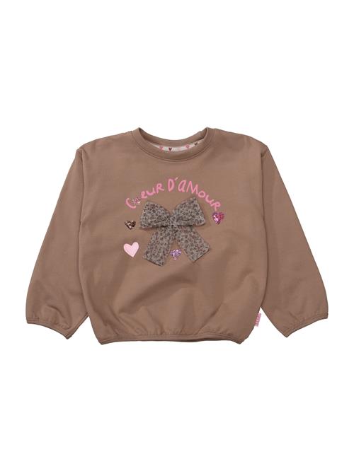 STACCATO Sweatshirt  brokade / mørkebrun / lilla / lys pink