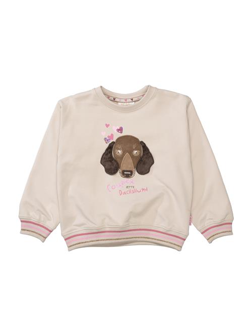 STACCATO Sweatshirt  creme / brun / mørkebrun / pink
