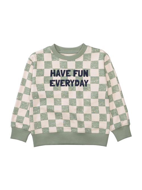 STACCATO Sweatshirt  beige / natblå / grøn