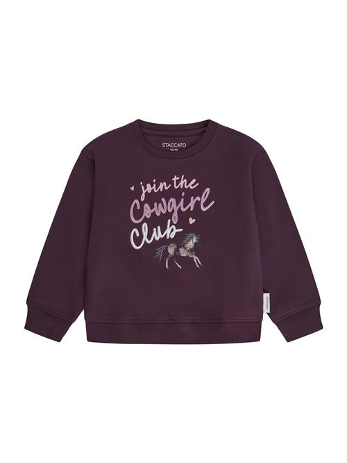 STACCATO Sweatshirt  guld / lys pink / mørkerød / hvid