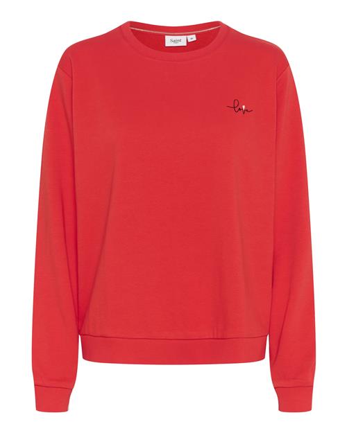 SAINT TROPEZ Sweatshirt 'JettiSZ'  rød