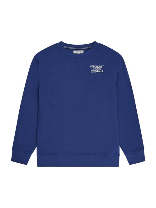 STACCATO Sweatshirt  blå / hvid