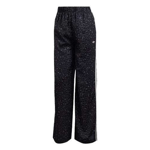 ADIDAS ORIGINALS Bukser 'Wide Leg Satin'  lysegrå / sort / hvid