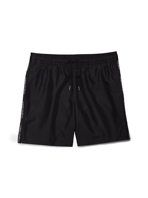 Calvin Klein Swimwear Badeshorts  sort / hvid
