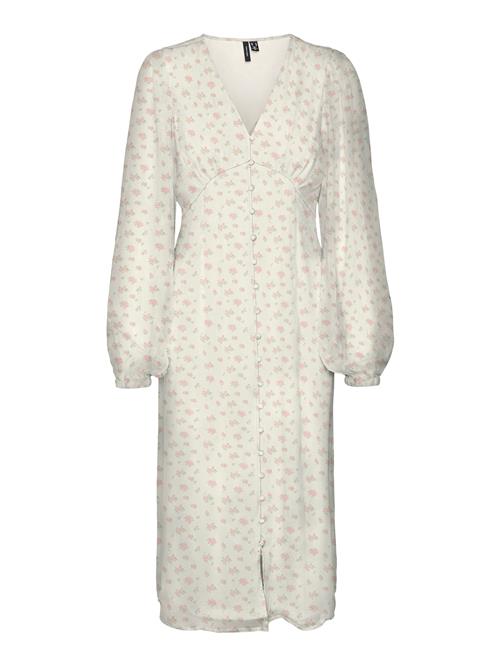 VERO MODA Blusekjole 'VMSMILLA'  pastelgrøn / lyserød / hvid