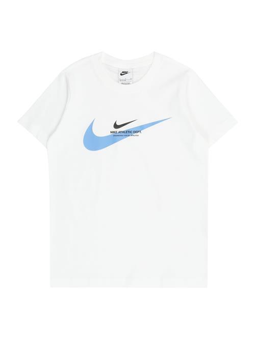 Nike Sportswear Shirts  lyseblå / sort / hvid