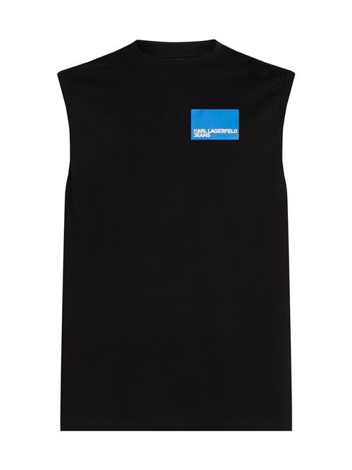 KARL LAGERFELD JEANS Bluser & t-shirts  royalblå / sort / hvid