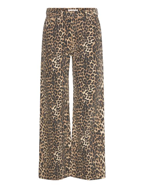Mango | High-Waisted Straight-Fit Jeans With Leopard Print | 38