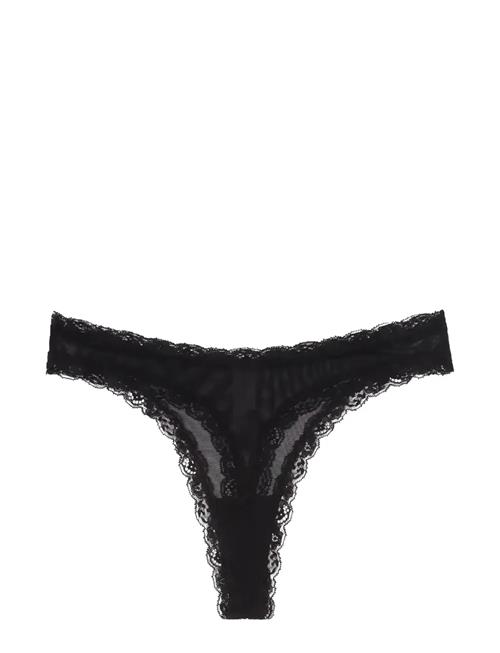 Understatement Underwear | Mesh Lace Trim Thong | M
