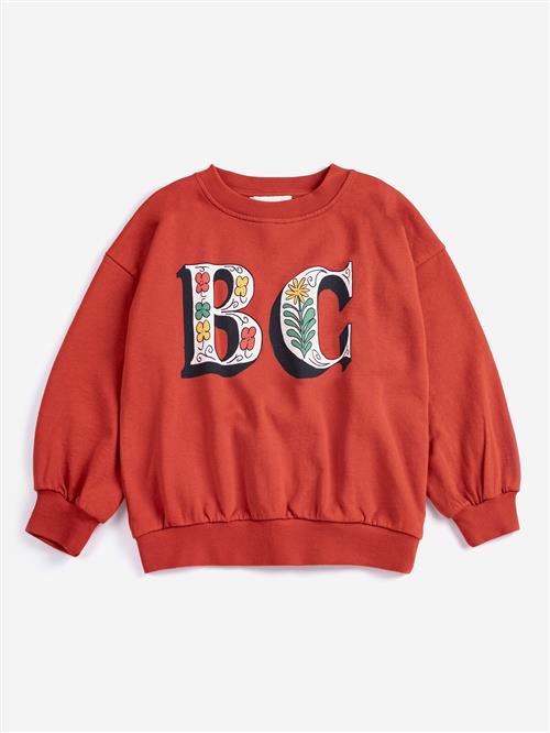 Bobo Choses Spring Letters Sweartshirt Red  Red 6-7 Y  Rød  6-7 år  mand