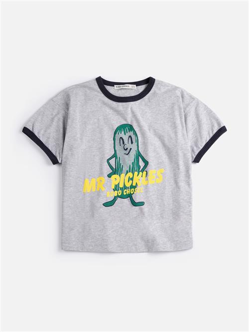 Bobo Choses Mr Pickles T-shirt Heather Grey  Heather Grey 6-7 Y  Grå  6-7 år  mand