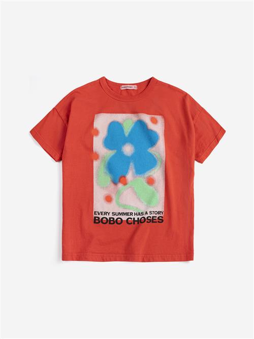 Bobo Choses Summer Story T-shirt Red  Red 8-9 Y  Rød  8-9 år  kvinde