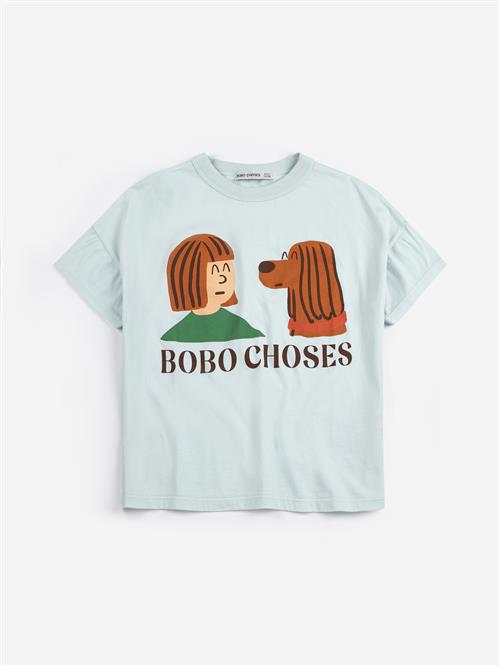 Bobo Choses Friends In A Pickle T-shirt Light Blue  Light Blue 6-7 Y  Blå  6-7 år  mand