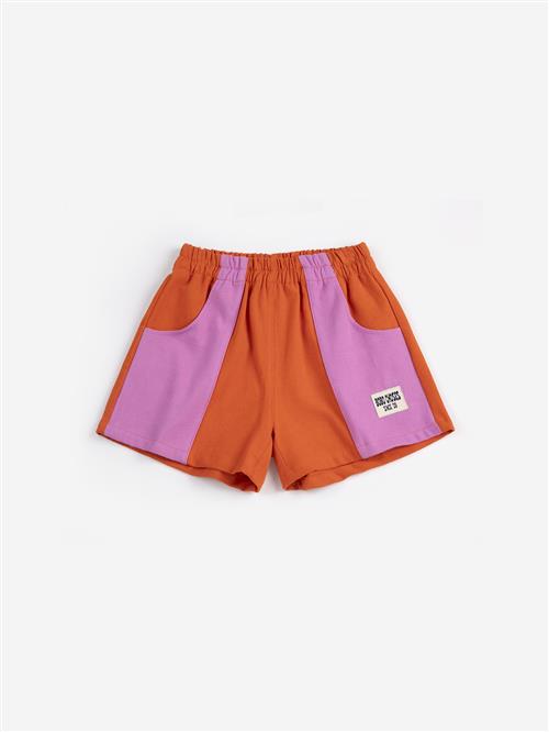 Bobo Choses Bobo Choses Color Block Shorts Orange  Orange 6-7 Y  Orange.  6-7 år  mand