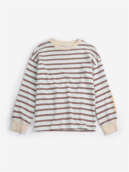 Bobo Choses Bobo Choses Stripes Langærmet T-shirt Light Blue  Light Blue 6-7 Y  Blå  6-7 år  mand