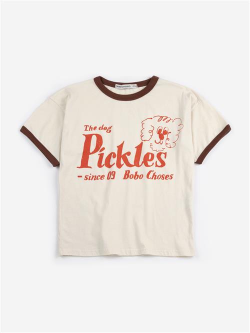 Bobo Choses Pickles The Dog T-shirt Offwhite  Offwhite 8-9 Y  Hvid  8-9 år  mand