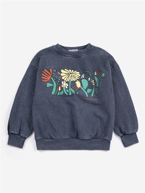 Bobo Choses Color Herbalist Sweatshirt Navy Blue  Navy Blue 4-5 Y  Marineblå  4-5 år  mand
