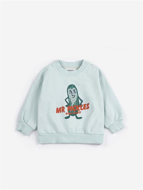 Bobo Choses Mr Pickles Sweatshirt Light Blue  Light Blue 12 months  Blå  12 måneder  unisex