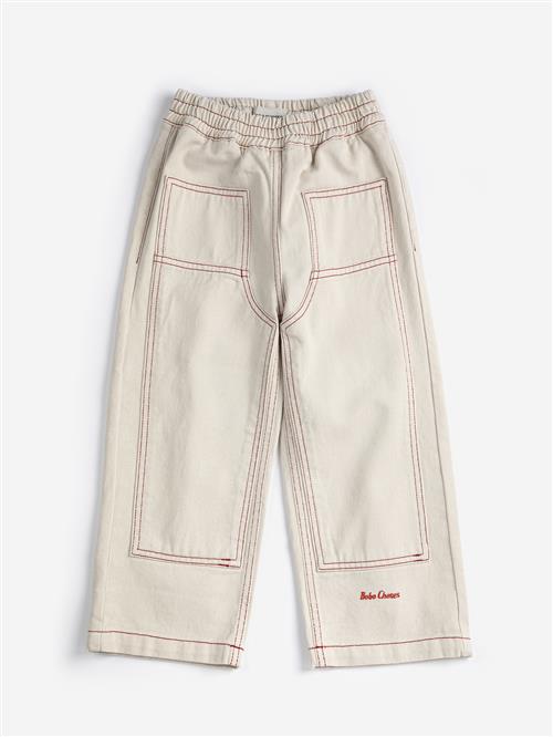 Bobo Choses Bobo Choses Twill-bukser Offwhite  Offwhite 10-11 Y  Hvid  10-11 år  mand