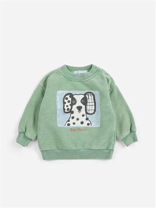 Bobo Choses Van Dog Sweatshirt Green  Green 18 months  Grøn  18 måneder  unisex