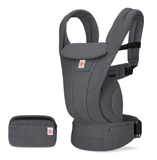 Ergobaby Omni Deluxe Mesh Bæresele Graphite Grey One Size  Grå  One Size  unisex
