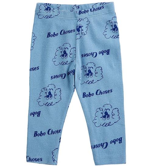 Bobo Choses Leggings - Pickle The Dog - Prussian Blue