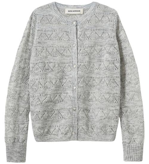 Sofie Schnoor Cardigan - Strik - CisseSY - Gråmeleret