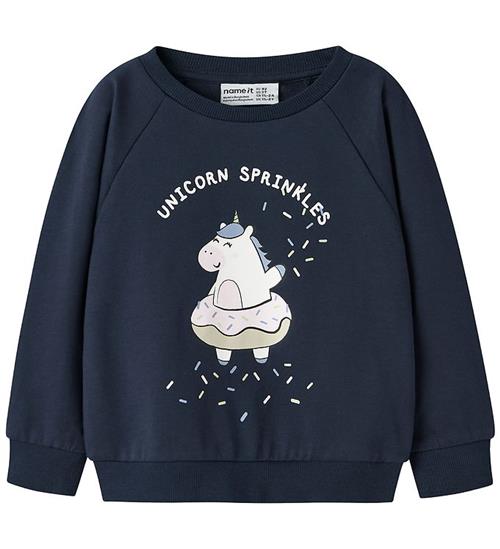 Name It Sweatshirt - NmfVenus - Navy Blazer/Unicorn Sprinkles