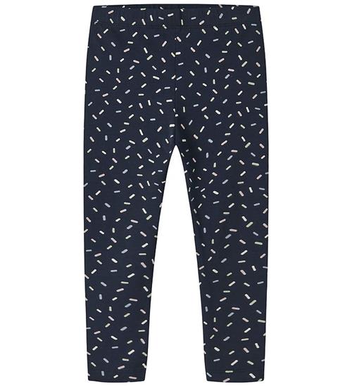 Name It Leggings - NmfVivian - Navy Blazer/Sprinkles