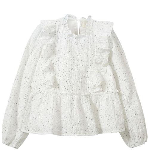 Sofie Schnoor Bluse - SvalaSy - Off White m. Prikker