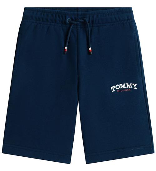 Tommy Hilfiger Sweatshorts - Momotype Graphic - Dark Night Navy