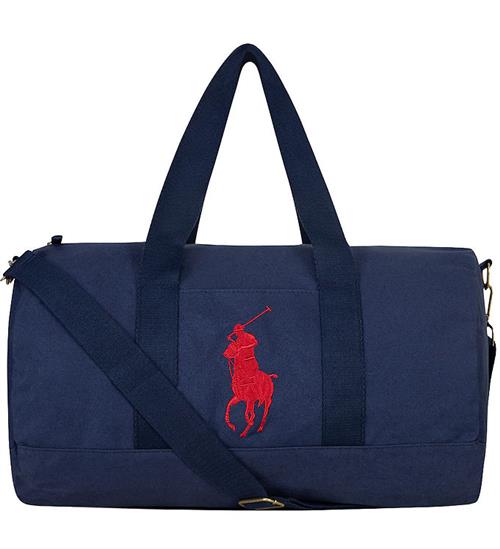 Se Polo Ralph Lauren Duffle Bag - Polo Player - Newport Navy hos KidsWorld