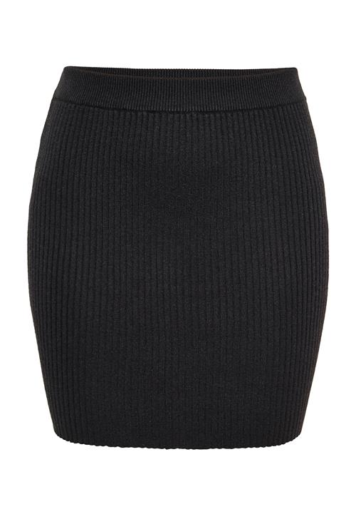 MYMO Nederdel  sort-meleret