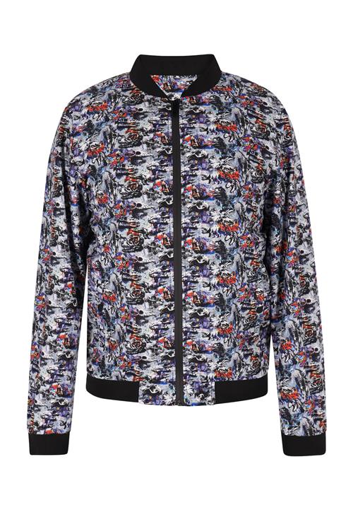 OCY Overgangsjakke  violetblå / orange / sort / hvid