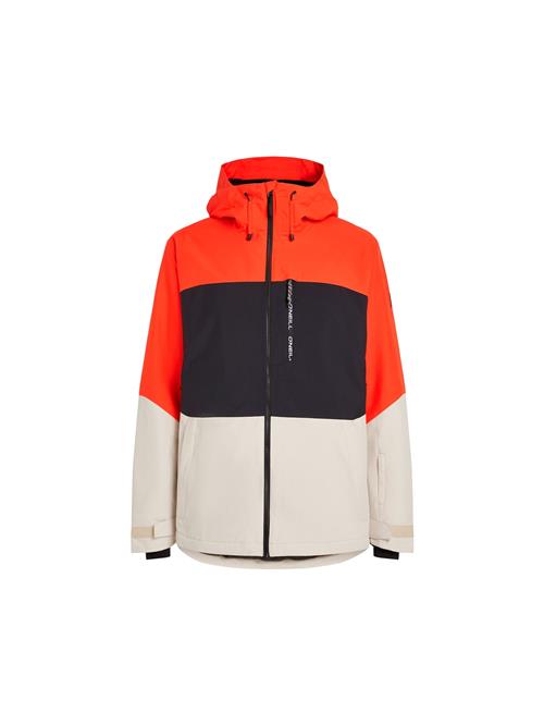 O'NEILL Sportsjakke 'Carbonite'  ecru / neonorange / sort