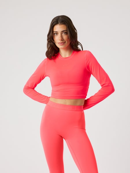 Björn Borg Studio Soft Cropped Longsleeve Pink, L