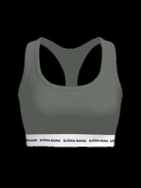 Björn Borg Logo Soft Top Grøn, L