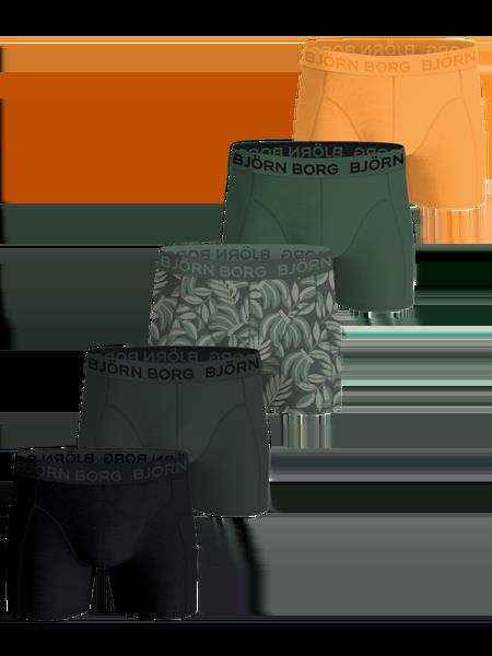 Björn Borg Cotton Stretch Boxers 5-pack Sort, L