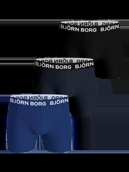 Björn Borg Bamboo Cotton Blend Boxers 3-pack Sort, XL