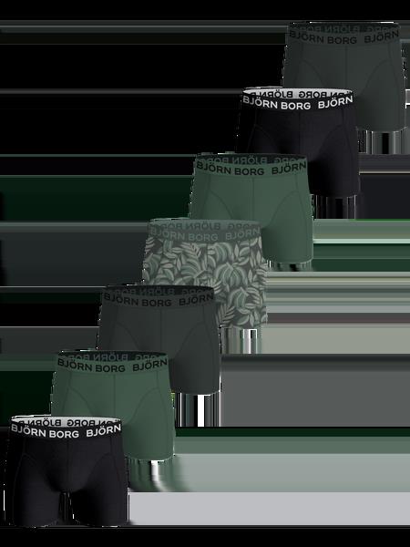 Björn Borg Cotton Stretch Boxers 7-pack Sort, 134-140