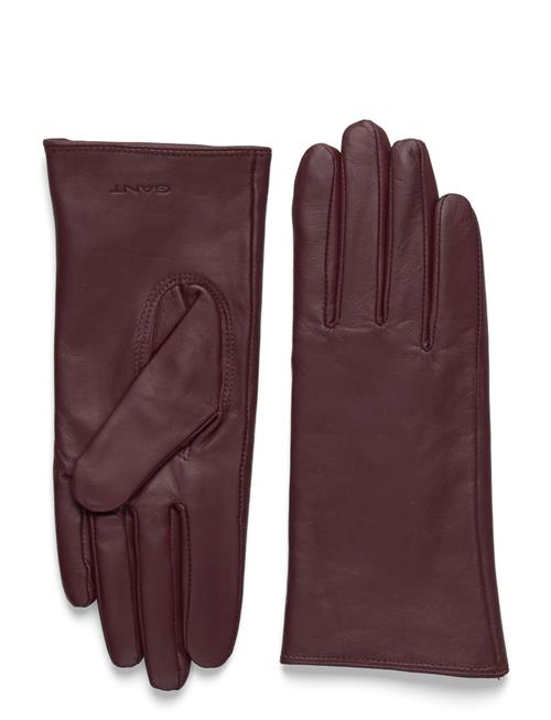 GANT | Cashmere Lined Leather Gloves | L