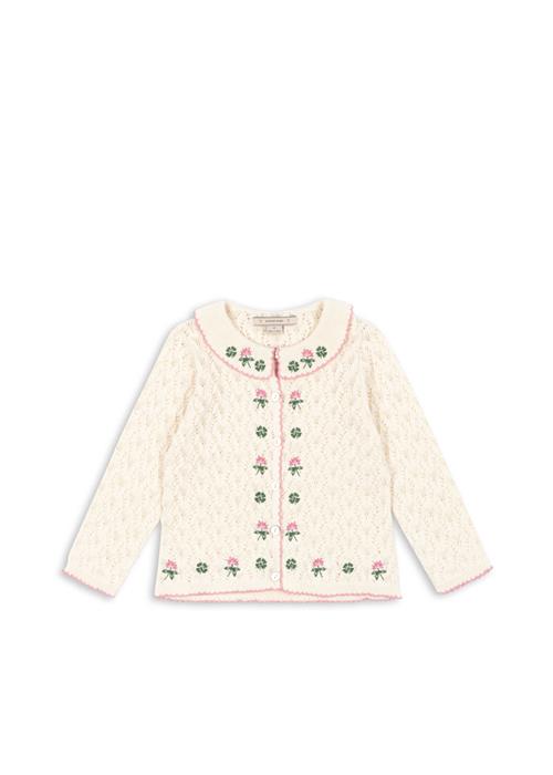 Konges Sløjd Rosier Cardigan Off White  Off White 2 Y    2 år  kvinde