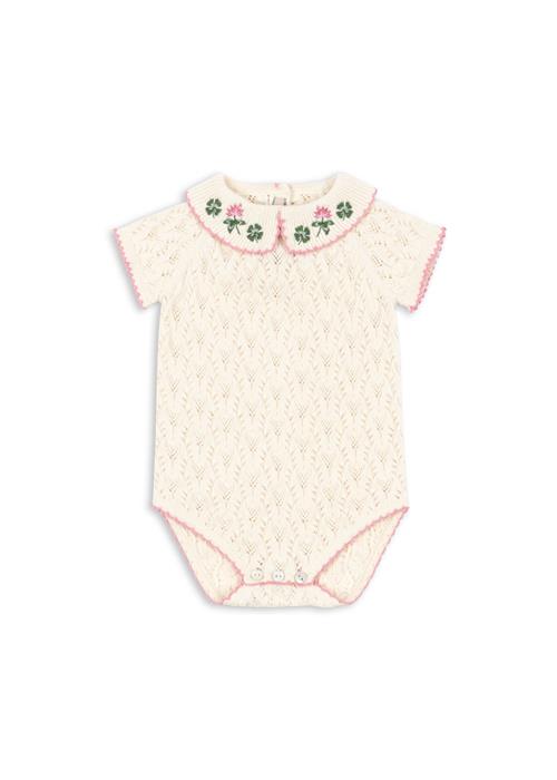 Konges Sløjd Rosier Romper Off White  Off White 6 months    6 måneder  kvinde