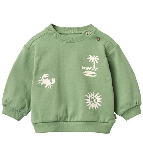 Wheat Sweatshirt - Elliot - Jade Green