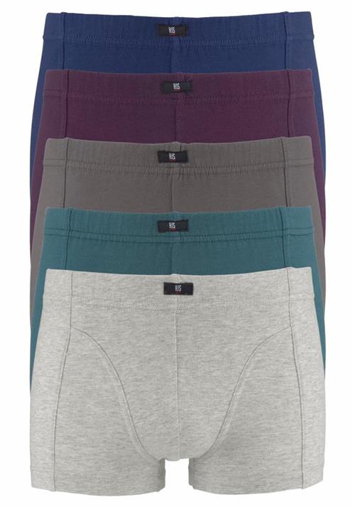 H.I.S Underbukser  blå / grå / grå-meleret / petroleum / aubergine
