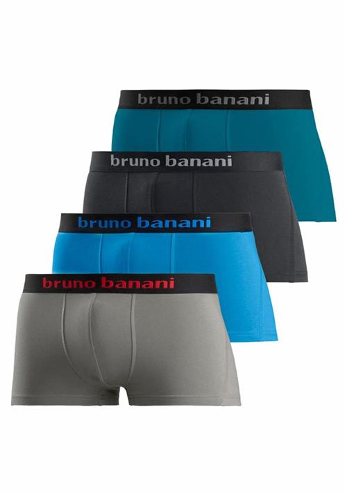 Bruno Banani Boksershorts  blå / grå / grøn / sort