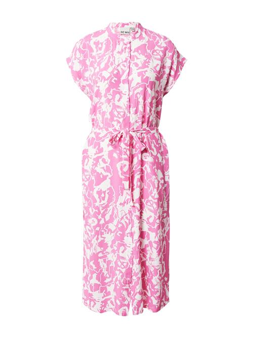 ICHI Blusekjole 'Regine'  pink / hvid