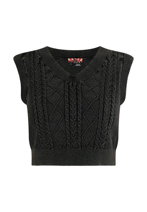 myMo ROCKS Pullover  sort-meleret
